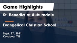 St. Benedict at Auburndale   vs Evangelical Christian School Game Highlights - Sept. 27, 2021