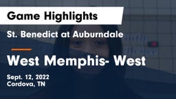 St. Benedict at Auburndale   vs West Memphis- West Game Highlights - Sept. 12, 2022