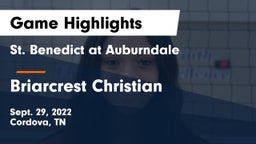 St. Benedict at Auburndale   vs Briarcrest Christian  Game Highlights - Sept. 29, 2022