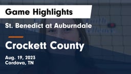 St. Benedict at Auburndale   vs Crockett County  Game Highlights - Aug. 19, 2023