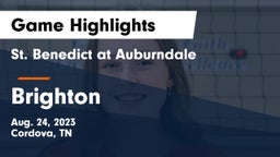 St. Benedict at Auburndale   vs Brighton  Game Highlights - Aug. 24, 2023