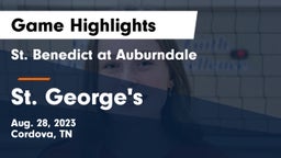 St. Benedict at Auburndale   vs St. George's  Game Highlights - Aug. 28, 2023