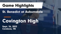 St. Benedict at Auburndale  vs Covington High Game Highlights - Sept. 26, 2023