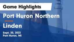 Port Huron Northern  vs Linden  Game Highlights - Sept. 30, 2023