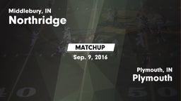 Matchup: Northridge vs. Plymouth  2016