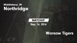 Matchup: Northridge vs. Warsaw Tigers 2015