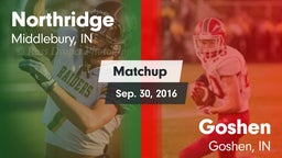 Matchup: Northridge vs. Goshen  2015