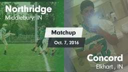 Matchup: Northridge vs. Concord  2015