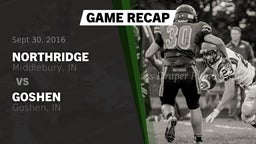 Recap: Northridge  vs. Goshen  2016