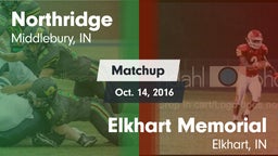 Matchup: Northridge vs. Elkhart Memorial  2015