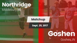 Matchup: Northridge vs. Goshen  2017