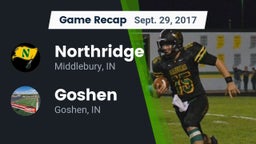 Recap: Northridge  vs. Goshen  2017
