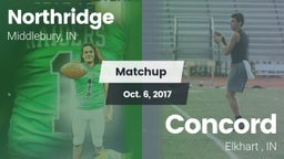 Matchup: Northridge vs. Concord  2017