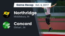 Recap: Northridge  vs. Concord  2017