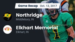 Recap: Northridge  vs. Elkhart Memorial  2017