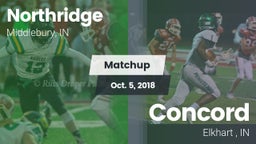 Matchup: Northridge vs. Concord  2018