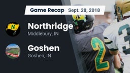 Recap: Northridge  vs. Goshen  2018