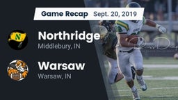 Recap: Northridge  vs. Warsaw  2019