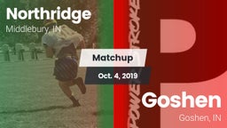 Matchup: Northridge vs. Goshen  2019