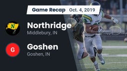 Recap: Northridge  vs. Goshen  2019