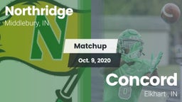 Matchup: Northridge vs. Concord  2020