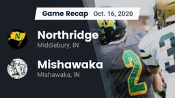 Recap: Northridge  vs. Mishawaka  2020