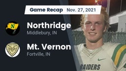 Recap: Northridge  vs. Mt. Vernon  2021