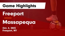Freeport  vs Massapequa  Game Highlights - Oct. 4, 2023