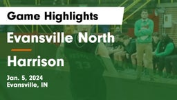 Evansville North  vs Harrison  Game Highlights - Jan. 5, 2024