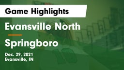 Evansville North  vs Springboro  Game Highlights - Dec. 29, 2021