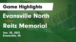 Evansville North  vs Reitz Memorial  Game Highlights - Jan. 20, 2022