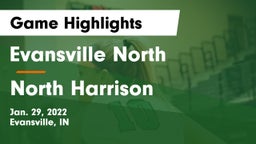 Evansville North  vs North Harrison  Game Highlights - Jan. 29, 2022