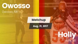 Matchup: Owosso vs. Holly  2017