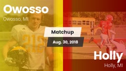 Matchup: Owosso vs. Holly  2018
