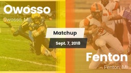 Matchup: Owosso vs. Fenton  2018