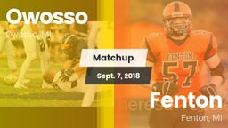 Matchup: Owosso vs. Fenton  2018