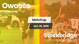 Matchup: Owosso vs. Stockbridge  2019