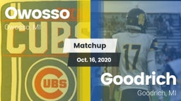 Matchup: Owosso vs. Goodrich  2020