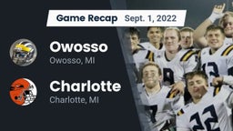 Recap: Owosso  vs. Charlotte  2022