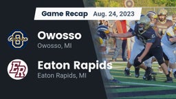 Recap: Owosso  vs. Eaton Rapids  2023