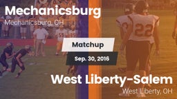 Matchup: Mechanicsburg vs. West Liberty-Salem  2016