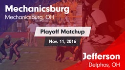 Matchup: Mechanicsburg vs. Jefferson  2016