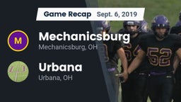 Recap: Mechanicsburg  vs. Urbana  2019