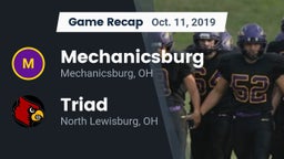 Recap: Mechanicsburg  vs. Triad  2019