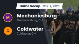 Recap: Mechanicsburg  vs. Coldwater  2020