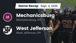 Recap: Mechanicsburg  vs. West Jefferson  2020