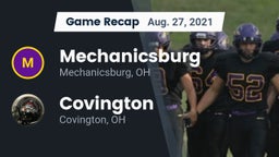Recap: Mechanicsburg  vs. Covington  2021