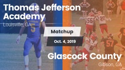 Matchup: Thomas Jefferson Aca vs. Glascock County  2019