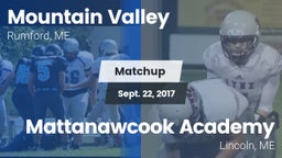 Matchup: Mountain Valley vs. Mattanawcook Academy 2017