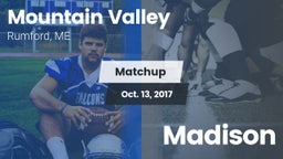 Matchup: Mountain Valley vs. Madison 2017